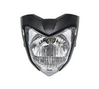 FGGHDR Moto De Phare Pour Byson Pour FZ16 Pour Fzer150 Pour YS150 Ensemble De Phare Avant De Moto Boîtier De Lampe De Phare Système D'éclairage(Le noir)