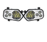 FGGHDR Moto De Phare Pour Polaris Pour RZR 4 800 900 Pour Srdquo Pour Ranger Pour XP Pour Sportsman 2012-2013 Accessoires Phare LED Gauche Droite(2PCS silver)