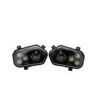 FGGHDR Moto De Phare Pour Polaris Pour RZR 4 800 900 Pour Srdquo Pour Ranger Pour XP Pour Sportsman 2012-2013 Accessoires Phare LED Gauche Droite(2 PCS black)