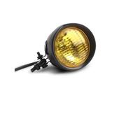 FGGHDR Moto De Phare Pour Softail Pour Dyna Pour Cruiser Pour Bobber Pour Chopper Pour Sportster Phares De Moto Phares De Route/croisement En Verre Vintage(B)