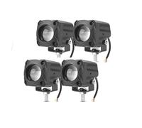FGGHDR Phare De Moto Phare LED Moto 12 V-48 V Éclairage Pour Scooter UTV ATV Projecteurs Auxiliaires Feu Antibrouillard(4piece)