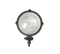 FGGHDR Phare De Moto Phare Moto Rond 4 Pouces Lampe Ambre Pour Bobber Pour Chopper Motos Lentille Noire Jaune(Black Clear Lens)