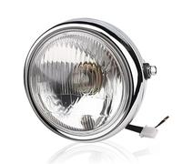 FGGHDR Phare De Moto Phares Moto Rétro 5.75 Pouces Feux Croisement Universels Modifiés 12 V Coque Circulaires(1Piece-D)