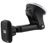 fghbb-Sora, Support magnétique Ventouse Télescopique, Accroche 2 en 1 pour Pare-Brise et Tableau de Bord - Noir