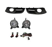 FGHDSSA Ensemble Feux Antibrouillard Pour Toyota Pour Corolla 2004 - 2006 Couvercle De Câblage De Faisceau De Phares Antibrouillard LED, Calandre Halogène(LED set)