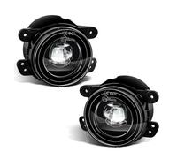 FGHDSSA Feux anti-brouillard Pour Chrysler 300 PT Pour Cruiser 2005-2010 Jaune Blanc Antibrouillard DRL Angel Eyes 2 Pièces 4 Pouces 30W LED Antibrouillard Auto(3-LED White)