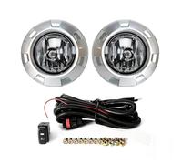 FGHDSSA Feux brouillard voiture Pour Mitsubishi Pajero 3 2007 2008 2009 2010 V73 V97 Pare-chocs Avant Chromé Peinture Phares Antibrouillard(Painting Cover Type)