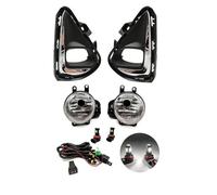 FGHDSSA Feux brouillard voiture Pour Toyota AXIO Pour Corolla 2018 2019 2020 2021 Faisceau Câbles Couvercle Calandre Halogène Voiture LED Pare-chocs Avant Feux(LED set)