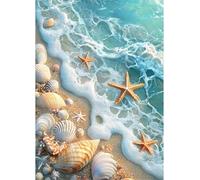fghgbf Peinture Numero Adulte,Vie marine DIY Kits de Peinture au Numéro,Acrylique Peinture par Numéros avec Pinceaux Peinture Paint by Numbers pour Décoration Maison et Cadeau avec cadre,40x50cm