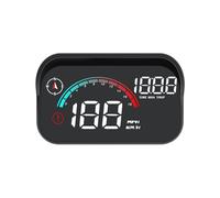 FGHGX Affichage Tete Haute Voiture pour Jeep Renegade (BU) 2015-2025, Compteur Vitesse Numérique Voiture énergie Réglage Automatique Luminosité