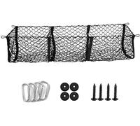 FGHGX Filet Rangement Coffre Voiture pour Nissan Cube 2009 2010 2011 2012 2013 2014, Filet Chargement Benne pour Pick-up with 3 Pockets Filet de Coffre Voiture,A