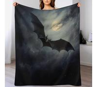 FGHJHGG Couverture Chauve-Souris - Douce en Flannel Couvertures Convient À Toutes Les Saisons pour Voyager, Lit Ou Canapé 140×180cm