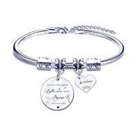 FGHJK Bracelet Soeur - Cadeau Original pour Noël, Anniversaire et Amitié - Idée Cadeau Soeur de Coeur (3)
