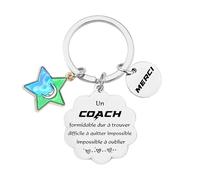 FGHJK Cadeau Coach Sportif Cadeau Coach Foot Cadeau Coach sportif homme cadeau coach sportif femme cadeau coach basket cadeau coach crossfit cadeau coach d'équitation Cadeau Coach Porte clef