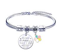 FGHJK Cadeau Fille Bracelet Fille Cadeau Noel Fille Cadeau D'anniversaire Garçon Fille Enfant Je T'aime Ma Fille Cadeau Fille à Ma Fille Bracelet Femme Idee Cadeau Ado Fille Pendentif Bracelets (2)