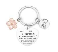 FGHJK Cadeau Marraine Porte clef Cadeaux Marraine Porte-clés de Marraine Cadeaux Demande Annonce Naissance Baptême Communion Cadeau Noel Marraine (5)