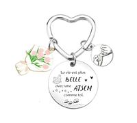 FGHJK Cadeau Merci Atsem - Idee pour Assistante Maternelle, Nounou, Fin d'Année Creche - Drole Remerciement Noel