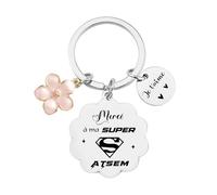 FGHJK Cadeau Merci pour Atsem - Idee pour Assistante Maternelle, Nounou, Fin d'Année Creche - Remerciement Drole pour Noel