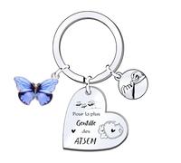 FGHJK Cadeau Merci pour Atsem, Nounou et Assistante Maternelle - Idée Fin d'Année Creche - Remerciement Drole pour Noel