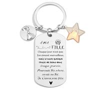FGHJK Cadeau Noel Fille Femme Porte Clef Femme Idee Cadeau Ado Fille Pendentif Porte-Clés Anniversaire Enfant (3)