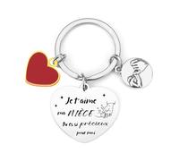 FGHJK Cadeau Noel Niece Cadeau Niece Porte clef Niece Porte clé Nièce Cadeau anniversaire Nièce Cadeau pour ma Nièce Cadeau Naissance Nièce Idee Cadeau Niece (3)