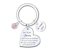 FGHJK Cadeau Noel Soeur,Idee Cadeau Porte Clef Soeur Anniversaire Personnalisé,Porte clef Amitié Pour Ma Soeur Amie (1)