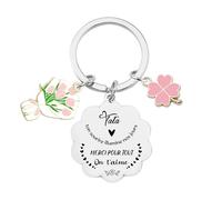 FGHJK Cadeau tata Porte clef tata d amour Cadeau Tata anniversaire de coeur noel Tante, Fête des Mères, Anniversaire Femme