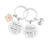 FGHJK Cadeaux Noël pour Marraine Parrain 2 Porte-clés Parrain et Marraine Cadeau Parrain Marraine Demande Annonce Naissance Baptême Communion Cadeau Surprise Noël (2)