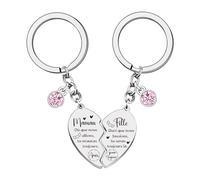 FGHJK Clés-cadeau Original Fête des Mères et Anniversaire