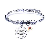 FGHJK Cadeau Fete des Meres Cadeau Maman Fille 2Pcs Bracelet Maman Fille Cadeau Anniversaire Maman Fille Cadeau Maman Fille Original Bracelet Femme Cadeau pour Maman Fille Cadeau Maman pas cher (19)