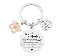 FGHJK Idée Cadeau Meilleure Amie Femme Porte Clef Meilleure Amie Cadeau Amitié Anniversaire Noel Utile Saint Valentin Retraite Noël Porte-clé Femme Original (1)