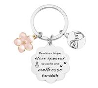 FGHJK Porte clés Maîtresse Cadeau Maîtresse Meilleure Maîtresse Cadeau Maitresse d'école fin d'année Cadeau de fin d'année Cadeau Maitresse d'école Cadeau Femme Porte clés Femme