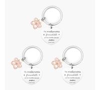FGHJK Porte Clés Maîtresse - Cadeau Meilleure Maîtresse d'École Fin d'Année - Cadeau Femme