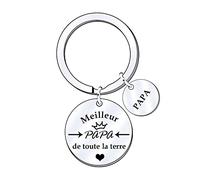 FGHJK Porte-clés Papa Cadeau Fête des Pères Original - Anniversaire (5)