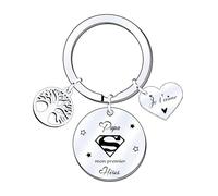 FGHJK Porte-clés Papa - Idée Cadeau Original pour Fête des Pères, Anniversaire, Noël et Beau Papa