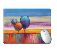 FGHOMEAQBD Arbre Peinture à l'huile Tapis de Souris personnalité créative Bloc-Notes Ordinateur Pad Bureau maison-30 * 25 cm_2