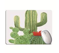 FGHOMEAQBD Géométrique Cactus Bureau Bureau Écriture Pad Gaming Computer Mouse Pad-30 * 25cm_2