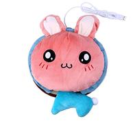 FGHOMEAQBD Hiver Tapis de Souris Chaud Dessin animé en Peluche épaisse Chauffe-Main avec Tapis de Souris Tapis de souris-C-23 * 20.5 * 5cm
