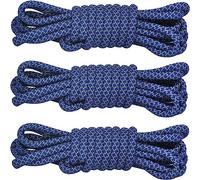 FGHSKIZ Lacets, des Lacets de Rechange en Dentelle for Chaussures de Sport Rondes réfléchissantes et durables, 3 Paires, sont Disponibles.(Royal Blue,120cm(3 Pairs))