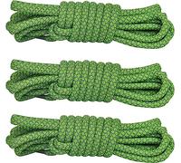 FGHSKIZ Lacets, des Lacets de Rechange en Dentelle for Chaussures de Sport Rondes réfléchissantes et durables, 3 Paires, sont Disponibles.(Grass Green,150cm(3 Pairs))