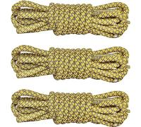 FGHSKIZ Lacets, des Lacets de Rechange en Dentelle for Chaussures de Sport Rondes réfléchissantes et durables, 3 Paires, sont Disponibles.(Geel,150cm(3 Pairs))