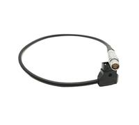 FGJ.1B.306V Montage A ~ton Batterie D-Tap vers 1B Câble d'alimentation femelle 6 broches pour Scarlet et Epic (Elbow Plug Cable,50cm)