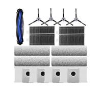 FGJDERYH Kit d'accessoires de Remplacement Compatible avec ECOVACS DEEBOT X8 Pro Omni - 1 Brosse Principale, 4 brosses latérales, filtres, Rouleaux Nettoyage, Sacs à poussière