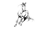 FGJFGGFR Autocollant mural en vinyle cheval géant, autocollant abstrait, maison de cheval, décor mural d'animal de compagnie, décalcomanie de cheval de course, décor mural
