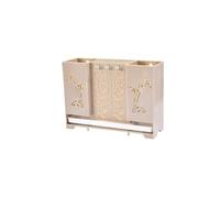 FGJsfhrDTU Égouttoir à Couverts, Caddy de Baguettes multifonctionnelles Cuisine Domestique, séchage en Plastique(Beige)
