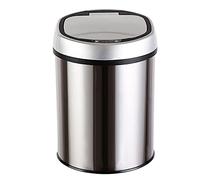 FGJUYLKvchgf Corbeille de capteur Intelligente, Panier à déchets d'acier Inoxydable ménage 12L Capacité étanche et sans Odeur Ouverture et Fermeture du Salon/de la Cuisine