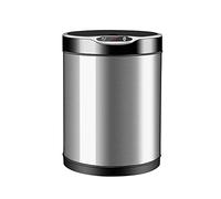 FGJUYLKvchgf Poubelle sans Contact, Poubelle Automatique de capteur Intelligente 12L 12L de Grande capacité scellée et imperméable avec Couverture Maison/Bureau(Silver)