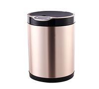 FGJUYLKvchgf Poubelle sans Contact, Poubelle Automatique de capteur Intelligente 12L 12L de Grande capacité scellée et imperméable avec Couverture Maison/Bureau(Gold)