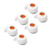 FGJUYLKvchgf Verre à Shot en forme de balle de Golf 6 pièces Kit de tasses à vin en forme de petite boule 1.5oz avec couvercle verres en plastique réutilisables nouveauté