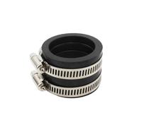 FGKDLDZCZM Carburateur Adaptateur De Carburateur De Moto, Tuyau D'admission en Caoutchouc, 35 Mm 40 Mm pour Accessoire De Carburateur Carb(Black,45mm)